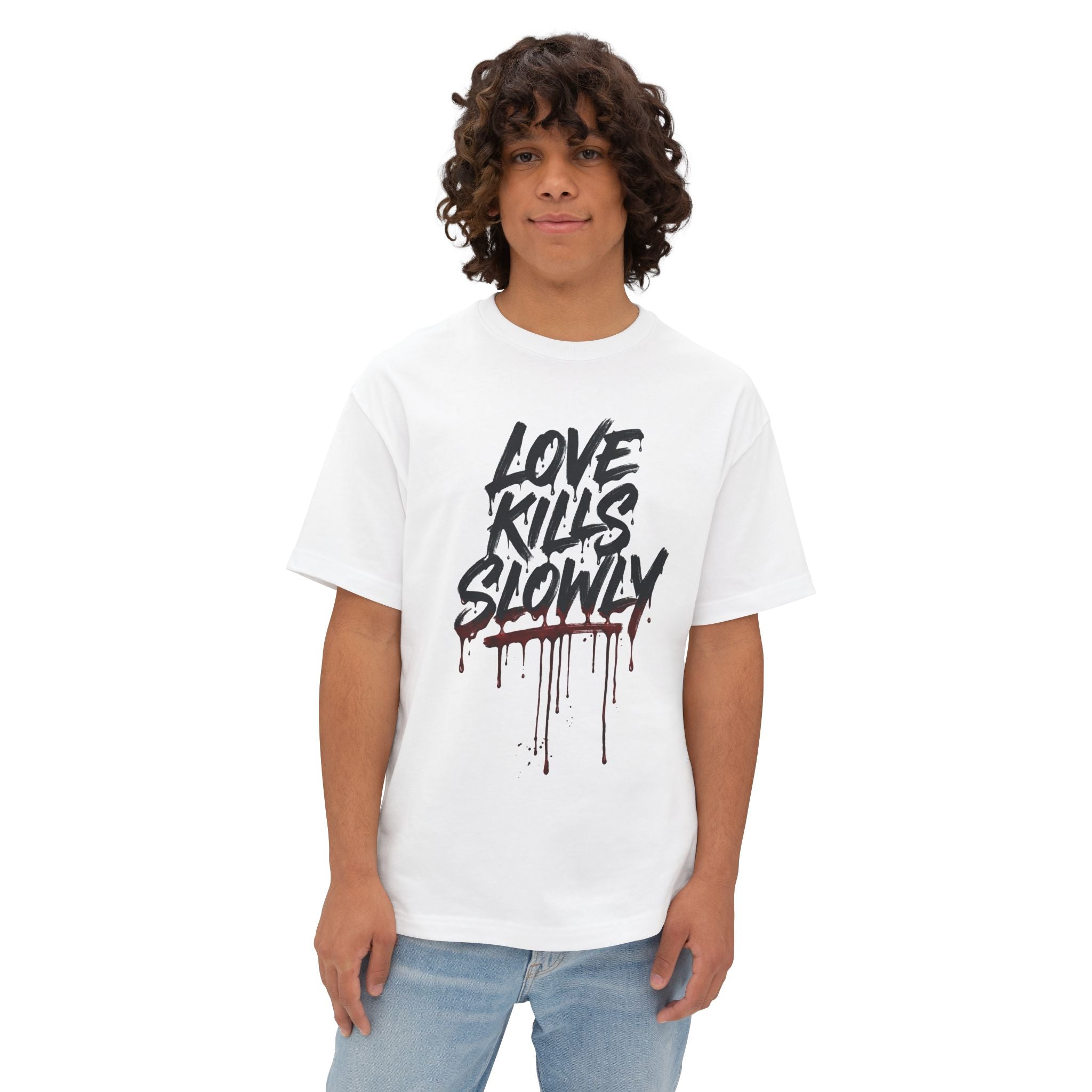 RAFAE™ Blend Graphic Oversized Boxy Tee (Unisex)