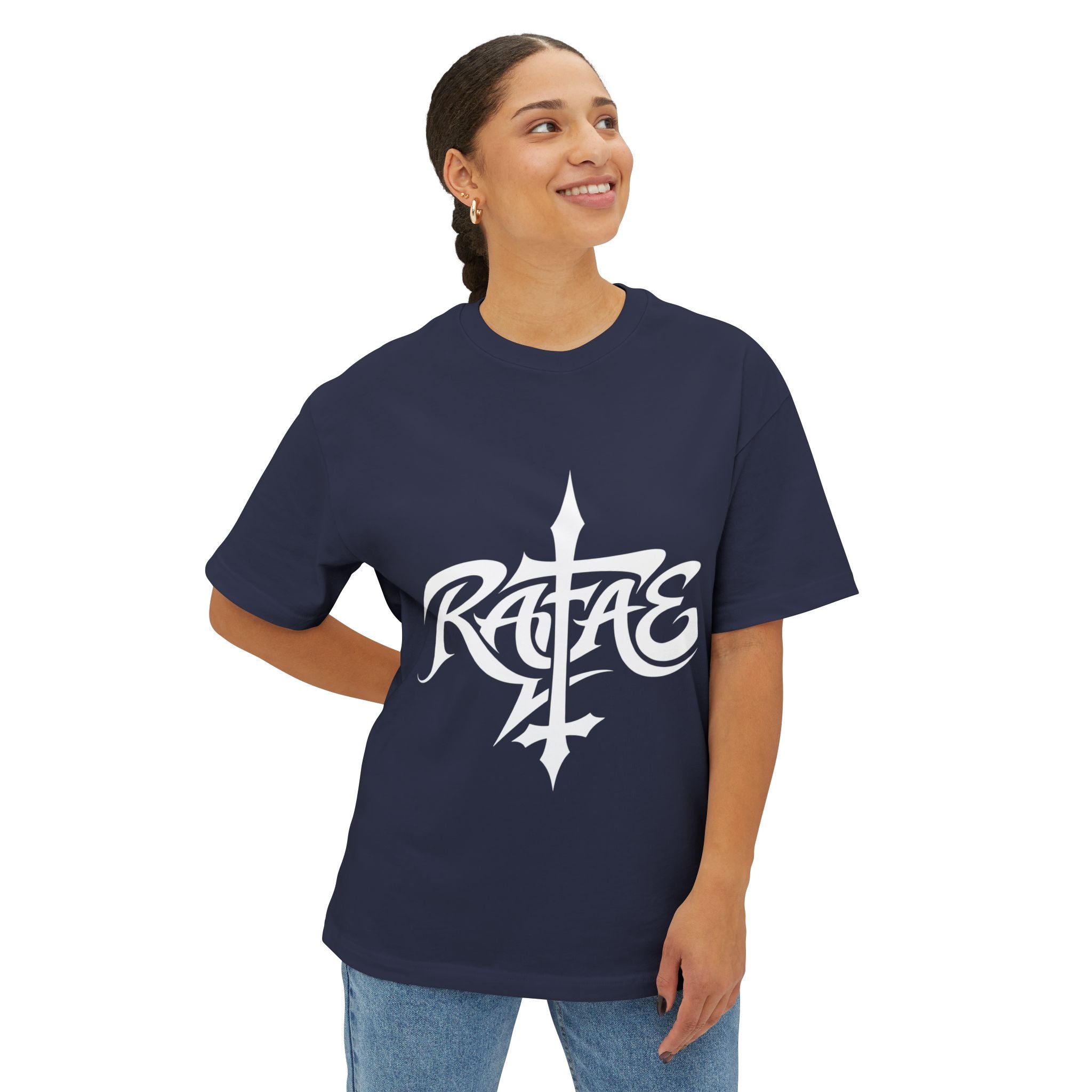 RAFAE™ Signature Oversized Boxy Tee  (Unisex)