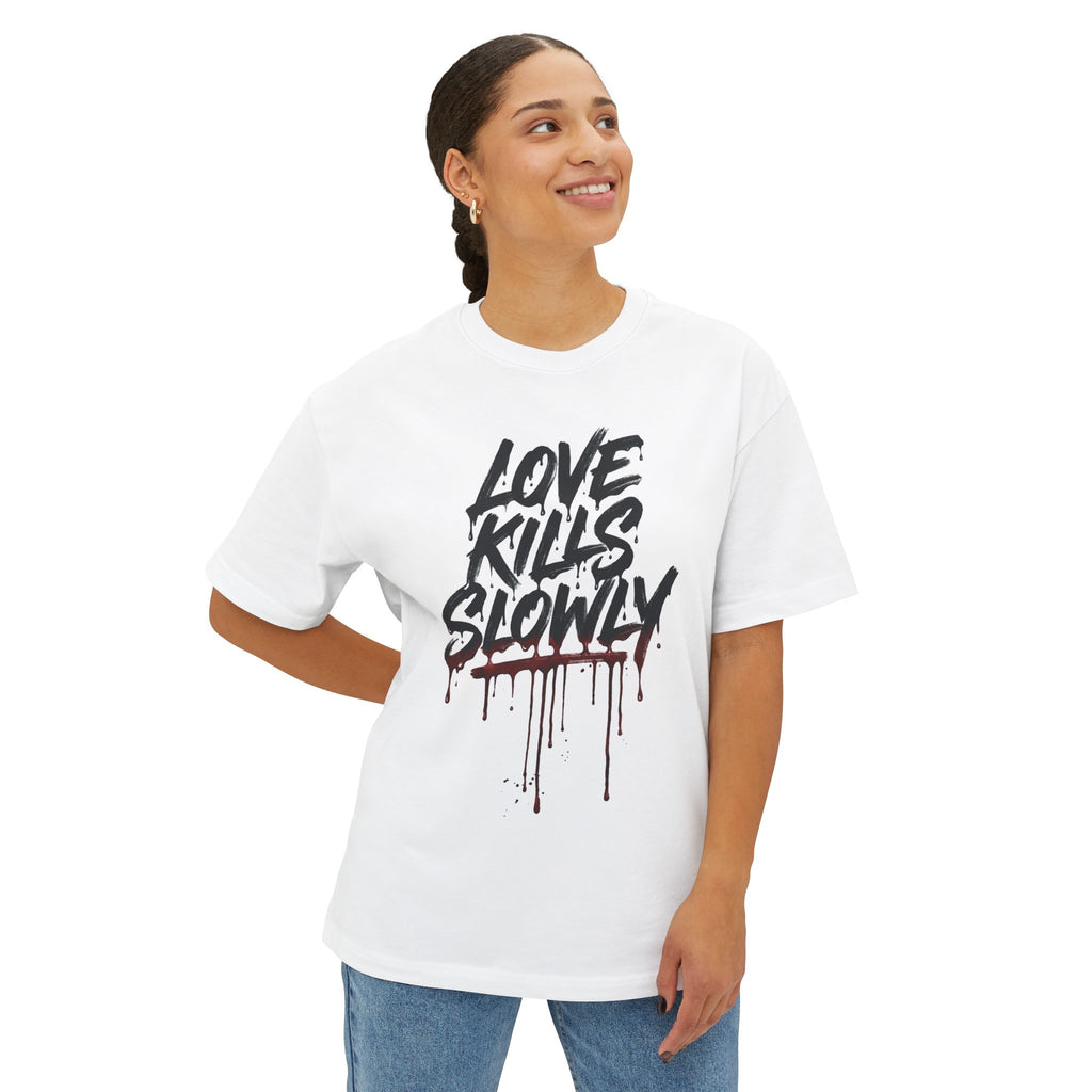 RAFAE™ Blend Graphic Oversized Boxy Tee (Unisex)