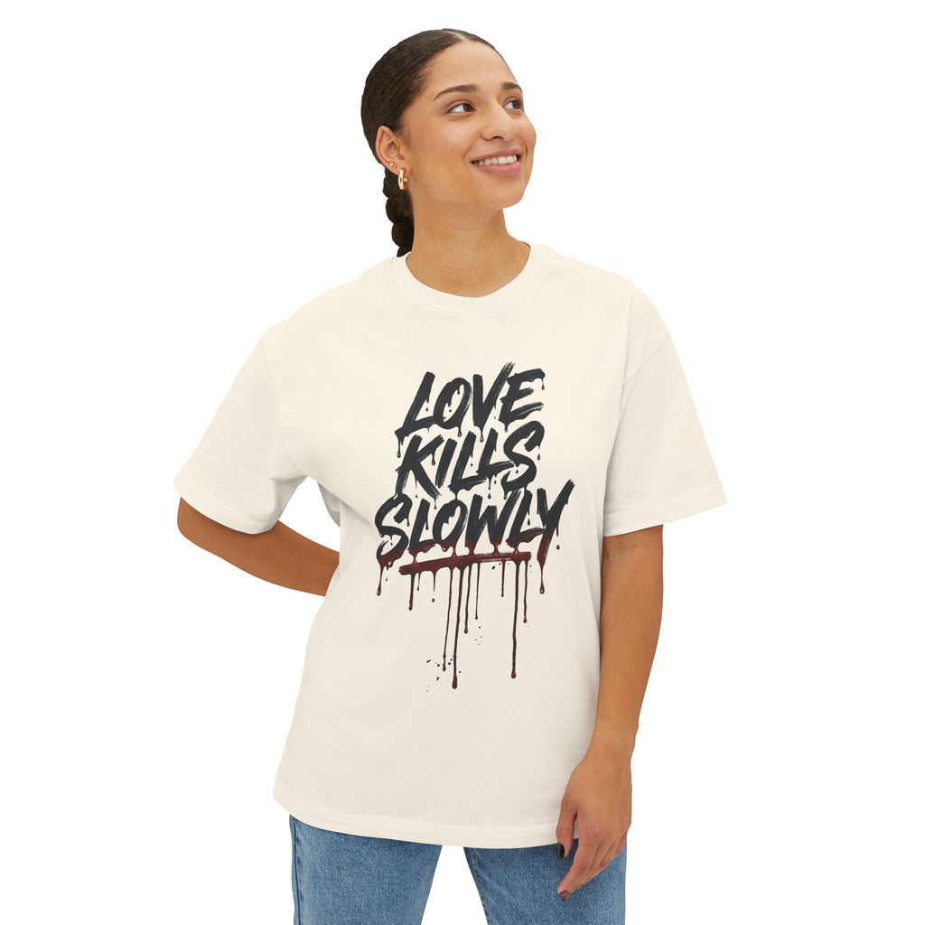 RAFAE™ Blend Graphic Oversized Boxy Tee (Unisex)