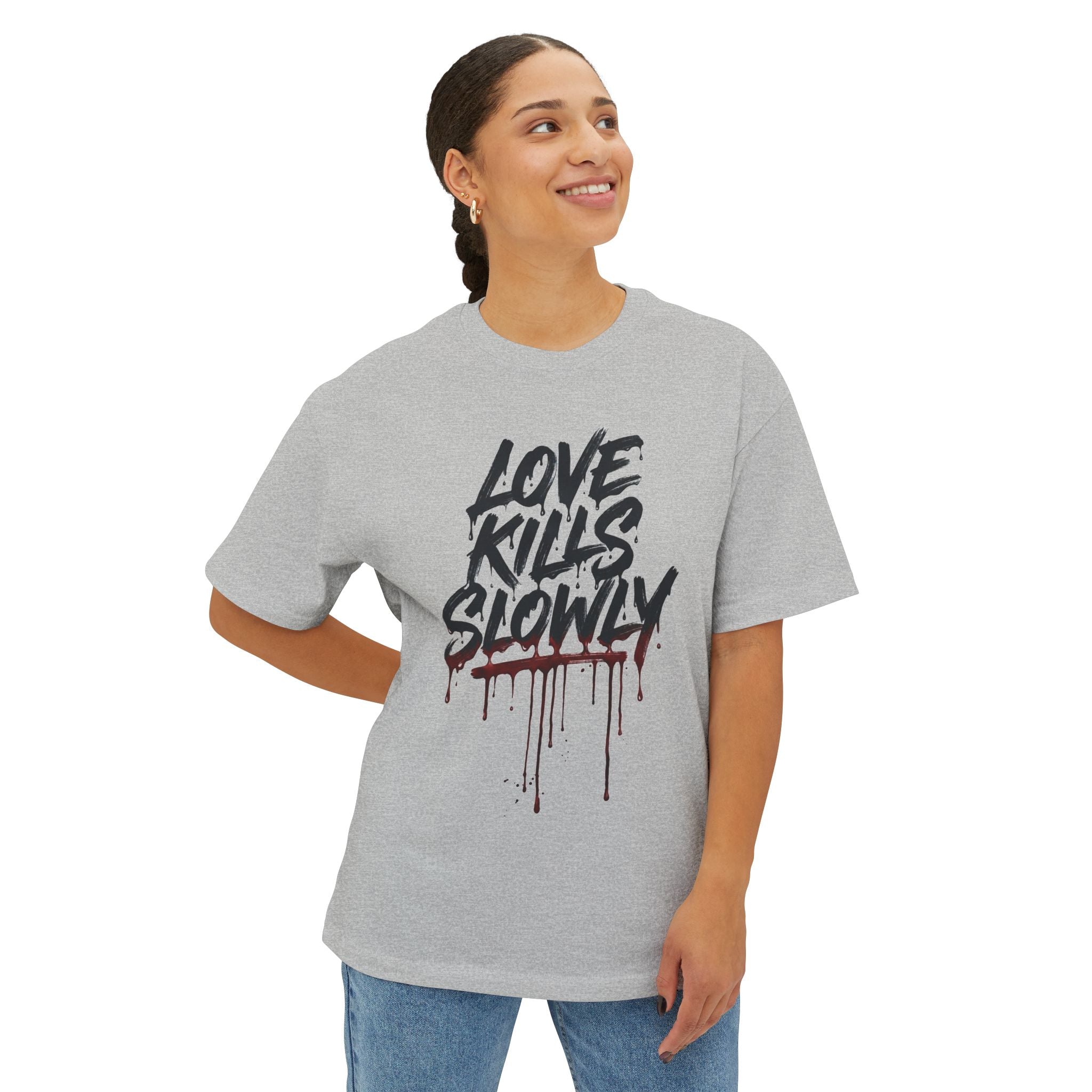 RAFAE™ Blend Graphic Oversized Boxy Tee (Unisex)