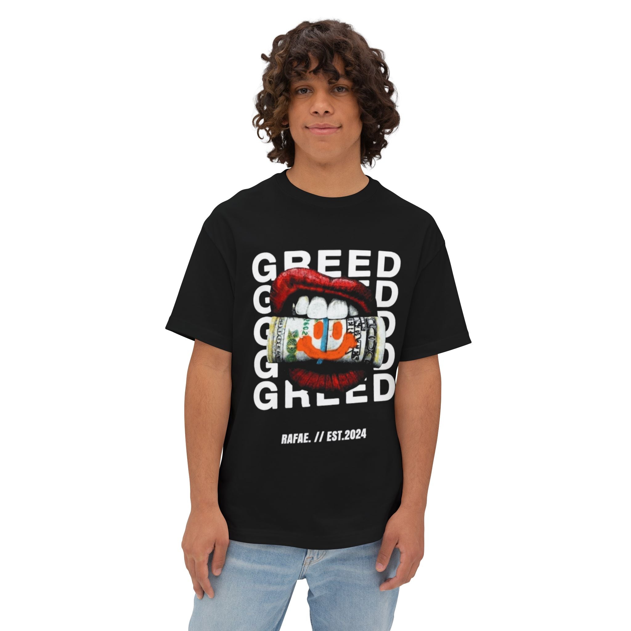 RAFAE™ Oversized Boxy Graphic Tee (Unisex)