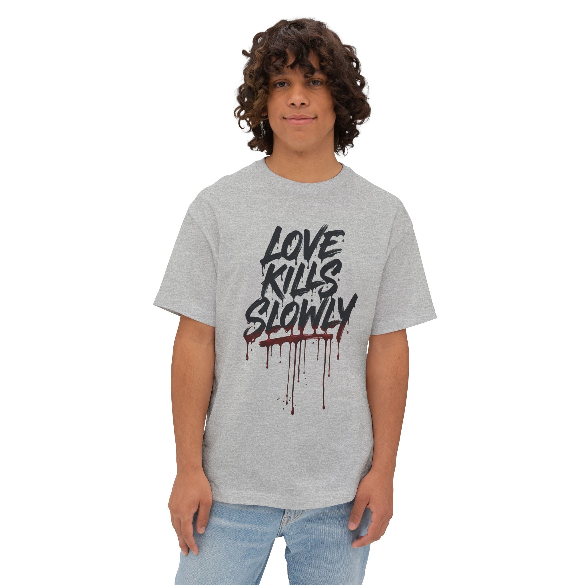 RAFAE™ Blend Graphic Oversized Boxy Tee (Unisex)