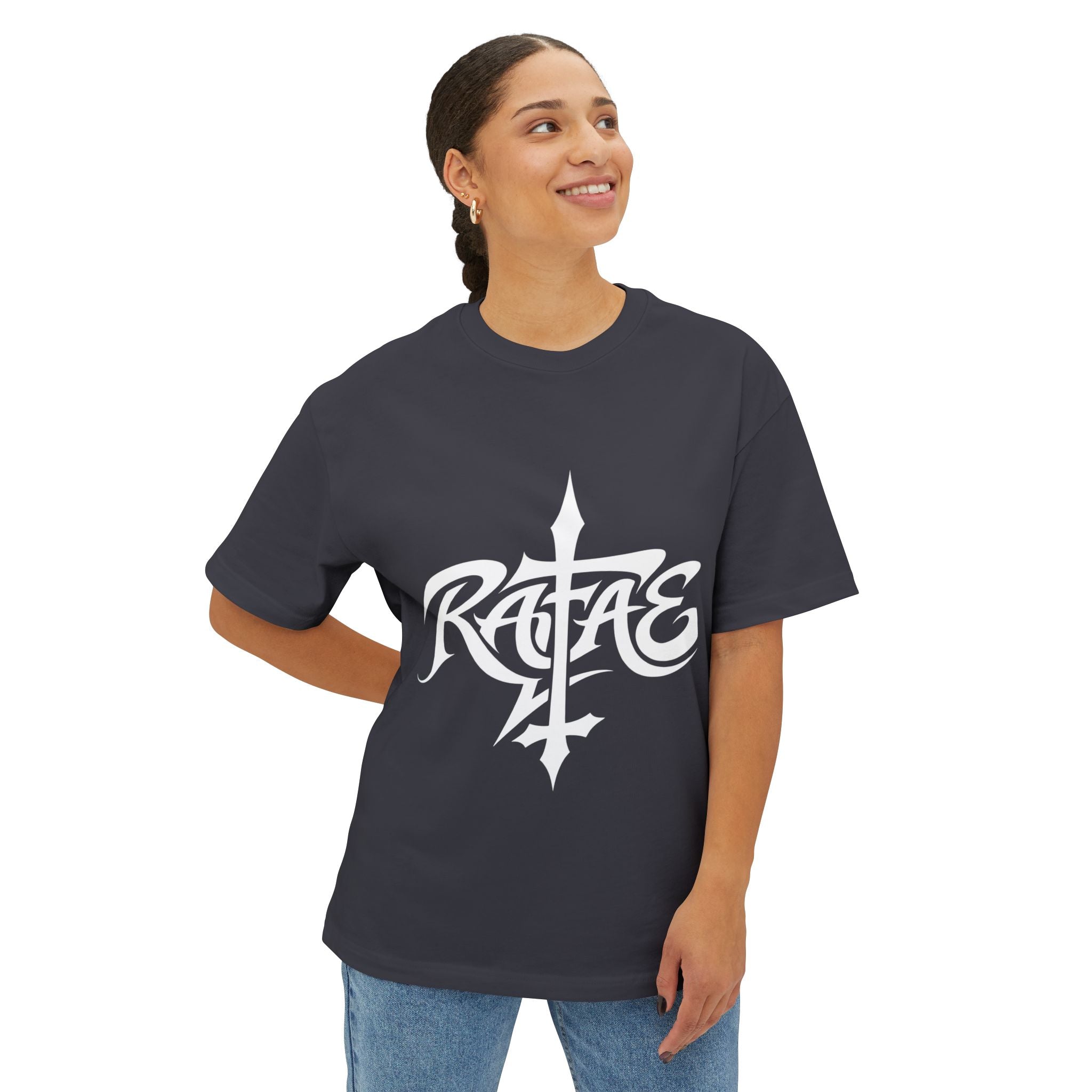 RAFAE™ Signature Oversized Boxy Tee  (Unisex)