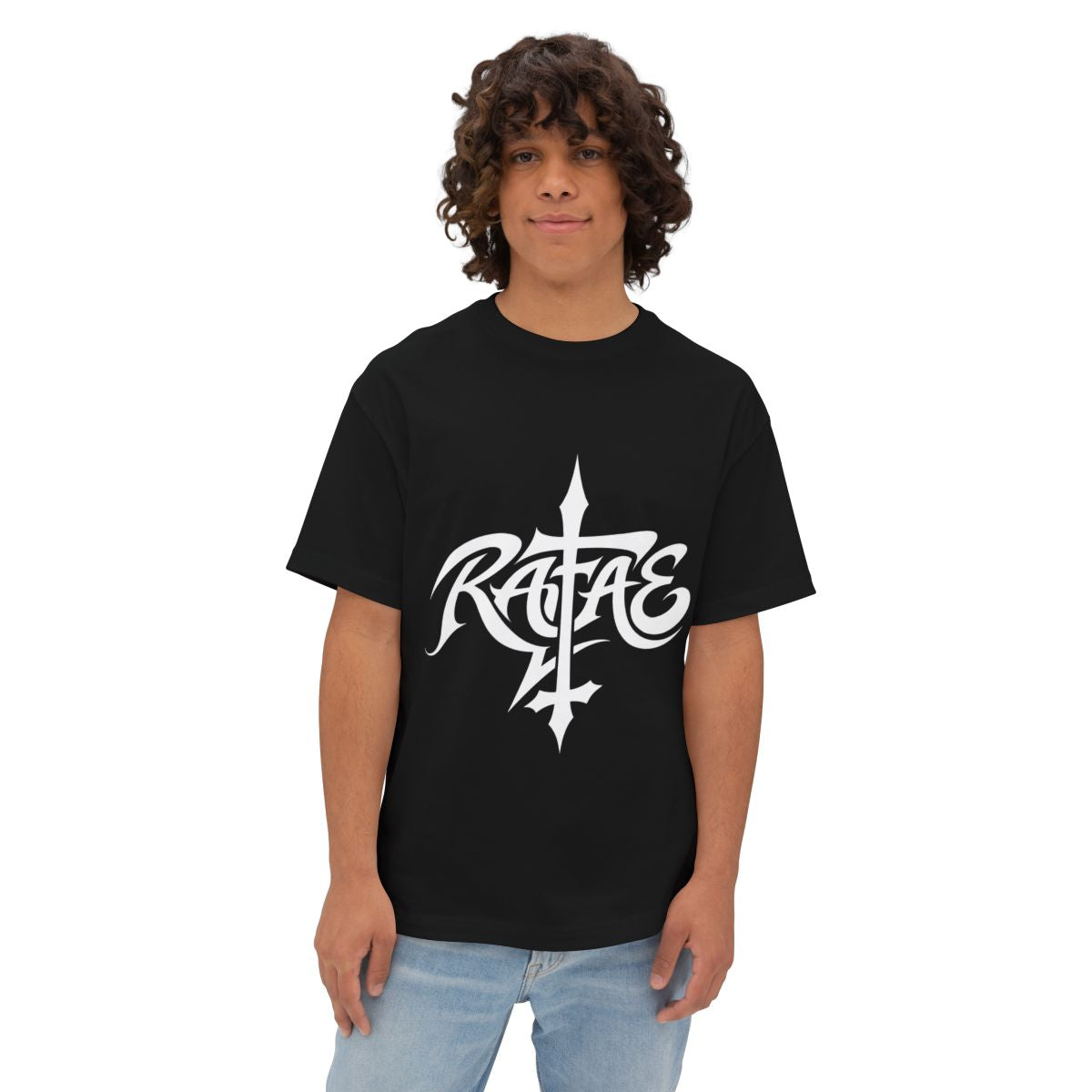 RAFAE™ Signature Oversized Boxy Tee  (Unisex)